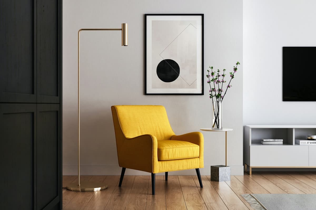 Interior Design Services Ellensburg WA - D. Marie Interiors Beautifully designed living room interior in Ellensburg WA with natural materials and warm palette